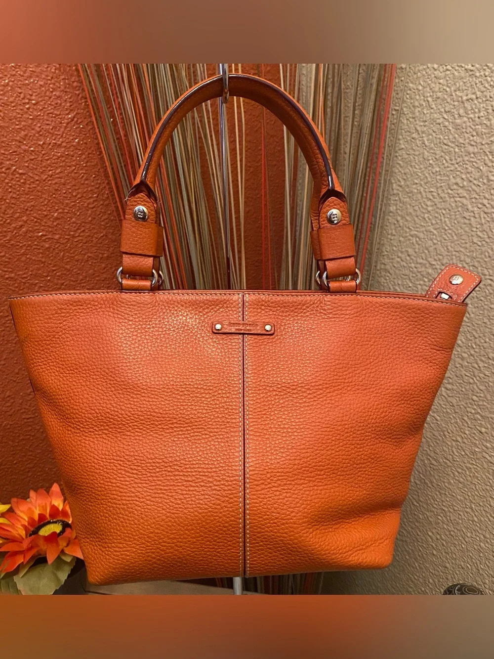Kate Spade ♠️ - EUC - Madrid Bon Mot Shopper Bag in Burnt Orange